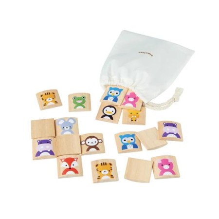 Jucarie din lemn - Animals Memo - PlanToys Jucarie din lemn - Animals Memo - PlanToys
