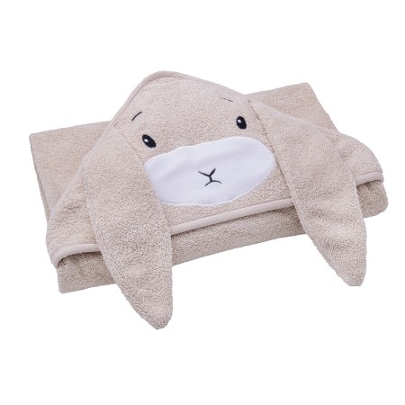 Prosop de baie cu gluga - Bunny - 75 x 75 cm - Effiki Prosop de baie cu gluga - Bunny - 75 x 75 cm - Effiki
