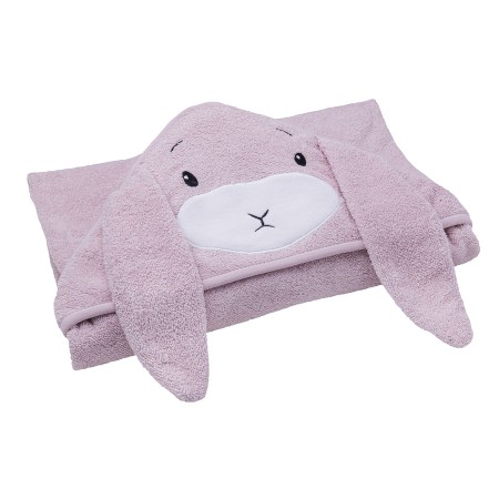 Prosop de baie cu gluga - Bunny - 75 x 75 cm - Effiki Prosop de baie cu gluga - Bunny - 75 x 75 cm - Effiki