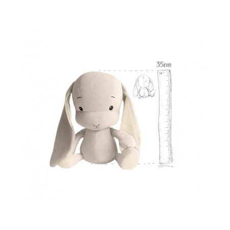 Iepuras din plus - crem cu urechi crem - 35cm - Effiki Iepuras din plus - crem cu urechi crem - 35cm - Effiki