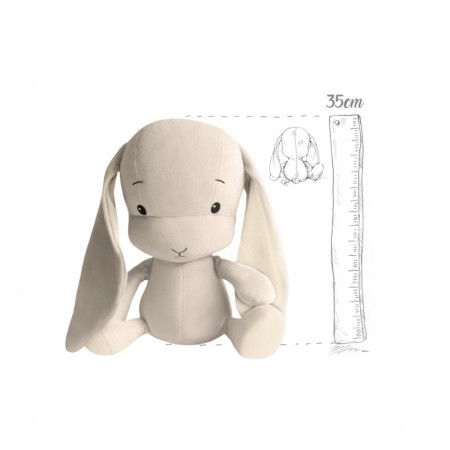 Iepuras din plus - crem cu urechi crem - 35cm - Effiki