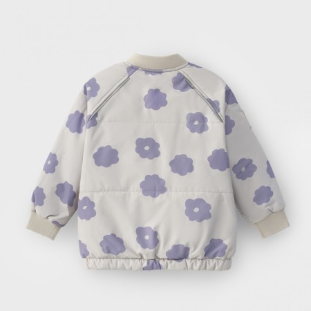 Geaca bomber pentru copii - Lilac Heather - Leokid