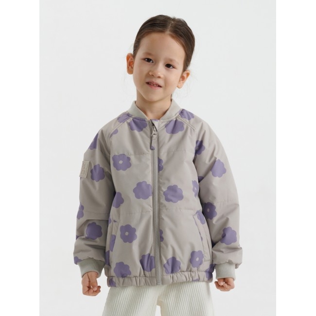 Geaca bomber pentru copii - Lilac Heather - Leokid