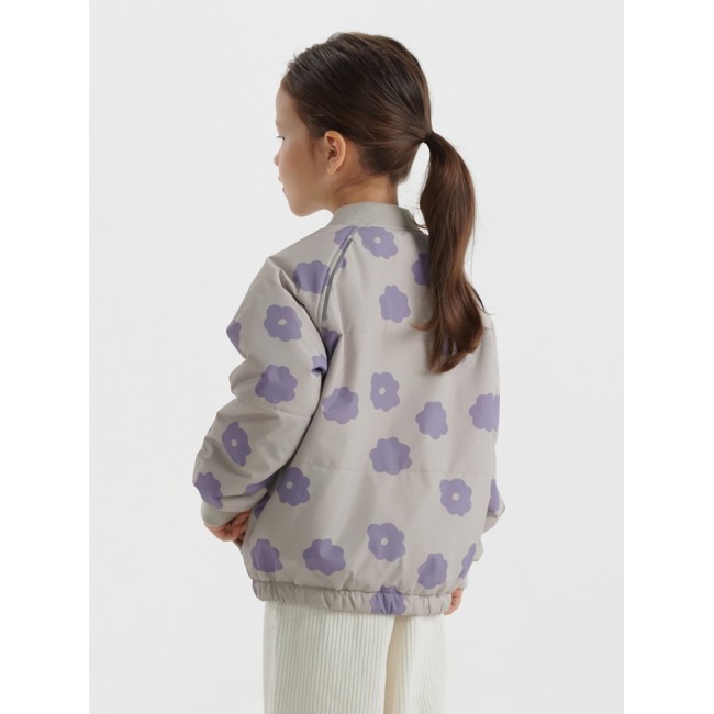 Geaca bomber pentru copii - Lilac Heather - Leokid