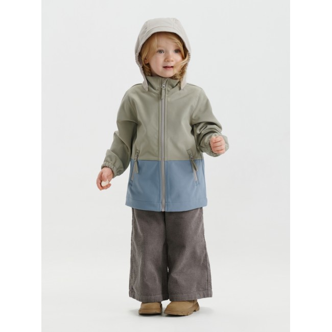 Geaca Softshell Color Block - Wood Sage - Leokid