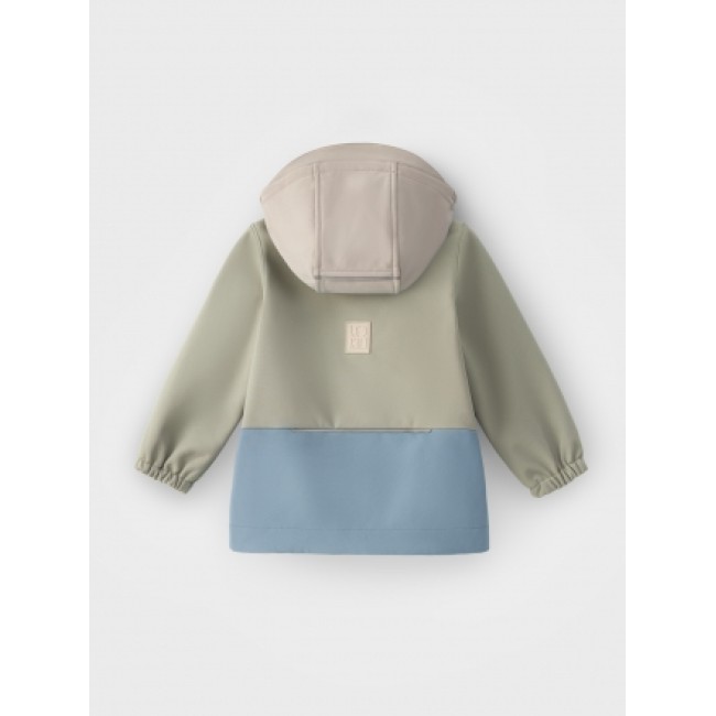 Geaca Softshell Color Block - Wood Sage - Leokid