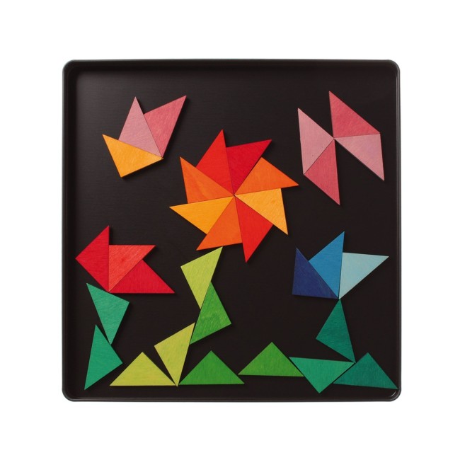 Puzzle magnetic triunghiuri - Grimms