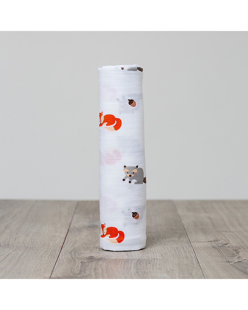 Muselina din bumbac 100% strat dublu - 120 x 120 cm - Lulujo