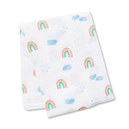 Muselina din bumbac 100% strat dublu - 120 x 120 cm - Lulujo Muselina din bumbac 100% strat dublu - 120 x 120 cm - Lulujo