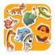 Mini 8 puzzle - Animale africane - Puzzlika