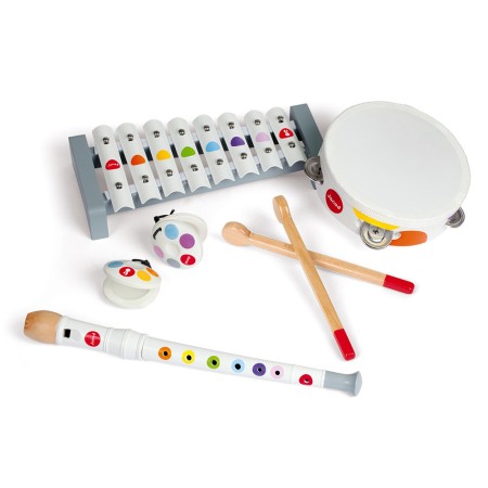 Set muzicalpentru copii - Confetti - Janod Set muzicalpentru copii - Confetti - Janod