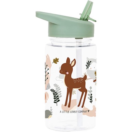 Sticla pentru apa cu pai - A Little Lovely Company Sticla pentru apa cu pai - A Little Lovely Company